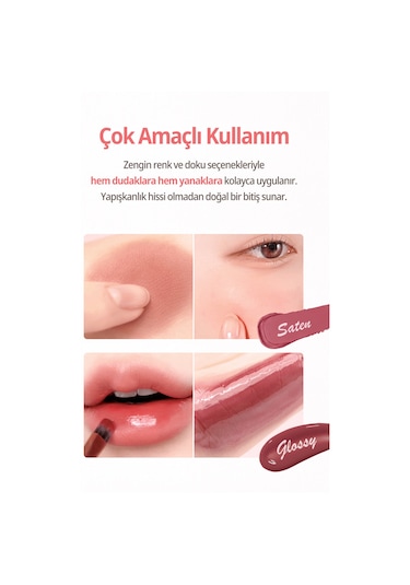 Dasique 9 Renkli Ruj & Allık Paleti Mood Painting Lip & Cheek Palette 01 Warm Coloring 01 Warm Coloring