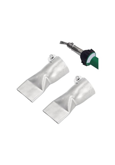 Xurunkeji 40 Mm Düz Geniş Ağızlı Kaynak Ucu Sıcak Hava Tabancaları İçin Kolay Değiştirilebilir Paslanmaz Çelik Kaynak Ucu