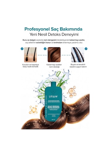 Uraw Scalp Renewal Saç Derisi Yenileyici Şampuan 400 ML