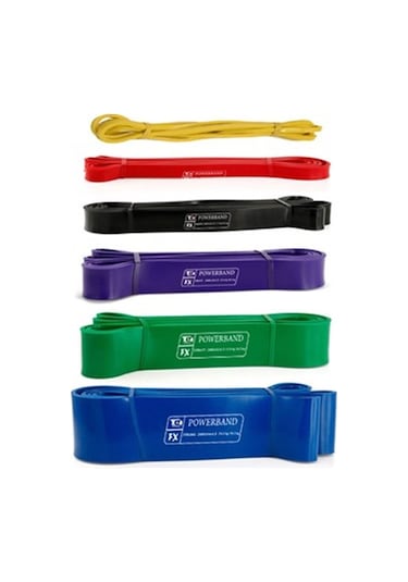 Powerband Direnç Lastiği ve Egzersiz Bandı Siyah Medium Siyah