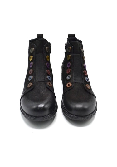 Venüs 1953791k-22k Kadın Deri Bot 1953791K-R13205 Siyah