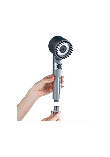 Masaj Taraklı 3 Fonksiyon Açkapa Pvc Duş Hortumu Mafsal Duş Takım