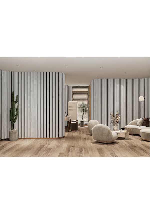 Brano Kendinden Yapışkanlı Duvar Lambiri 40 Cm X 280 Cm Açık Gri