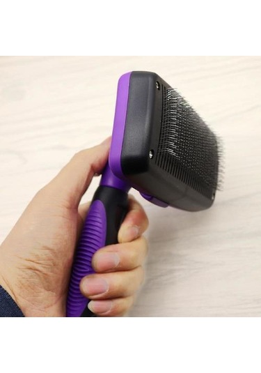 Kedi Ve Köpek Tımar İğne Tarak, Yüzer Saçları Kaldırmak İçin Mor