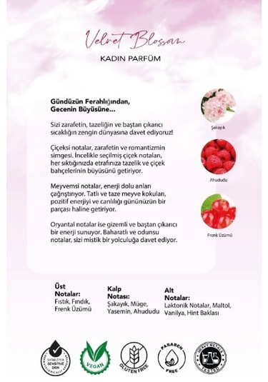 Farmasi Velvet Blossom Kadın Parfüm EDP 50 ML