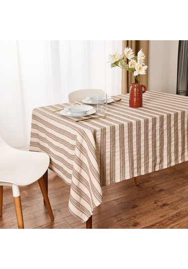 Evidea Soft Freya Masa Örtüsü - Ekru / Bej - 140x200 Cm Ekru / Bej