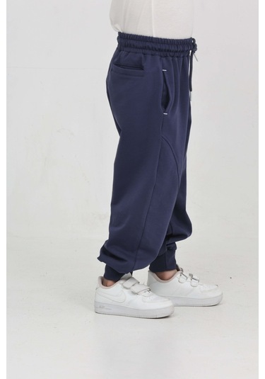 Toontoy Erkek Çocuk Punteriz Detaylı Eşofman Alt Acı Kahverengi