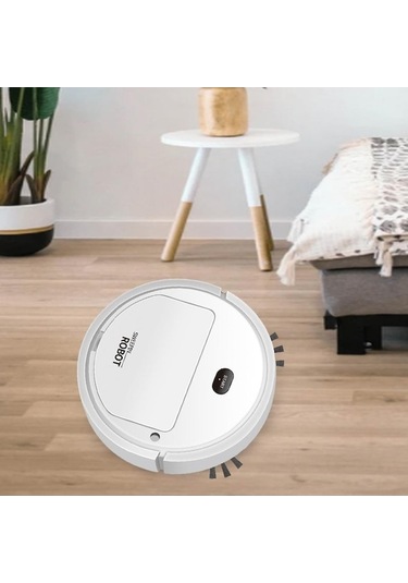 Maoyaya Suntek 4'ü 1 Arada Robot Süpürge, Usb Şarjı Ev Evcil Beyaz Beyaz