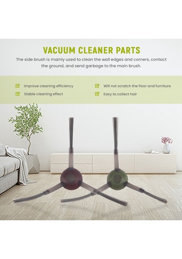 Amigaelegant Ecovac Deebot Ozmo T9 T9 Aıvı /t8 Max T8 Power İçin 8 Adet Yan Fırça