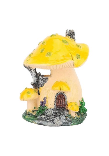 1 Adet Mantar Ev Heykeli Çim Bahçe Sanat Dekorasyonu Avlu Veranda Süsleristyle1092