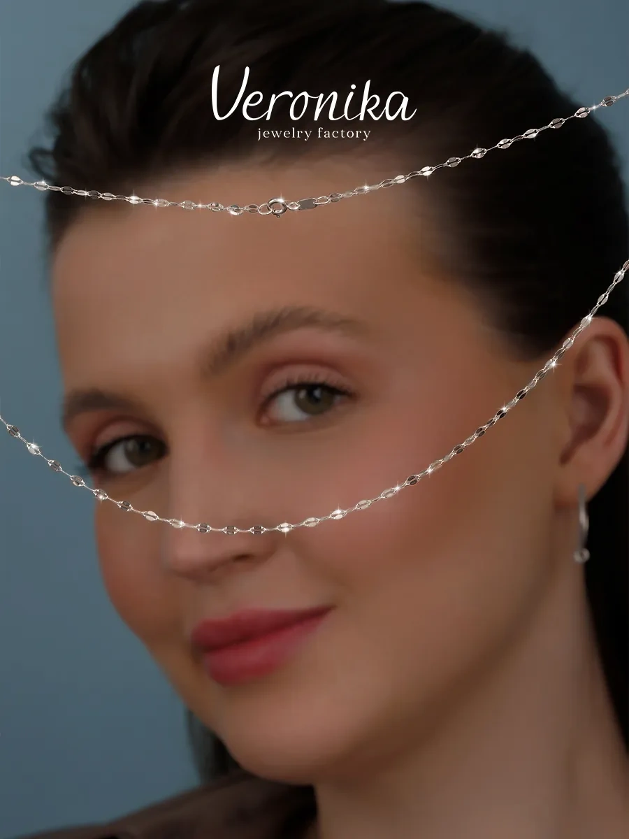 Veronika Gümüş 925 Boyun Zinciri 432474526 Gri