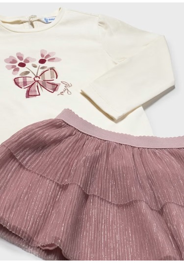 Mayoral Kız Bebek Etek Takım 2922 Pembe