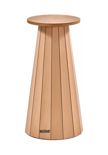 Masifart Arvense Kayın Dar Line Ayak Cilasız Ham Ahşap