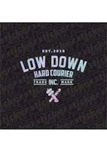Low Down Hard Courier Arka Cam Yeni Süper Hologram Sticker