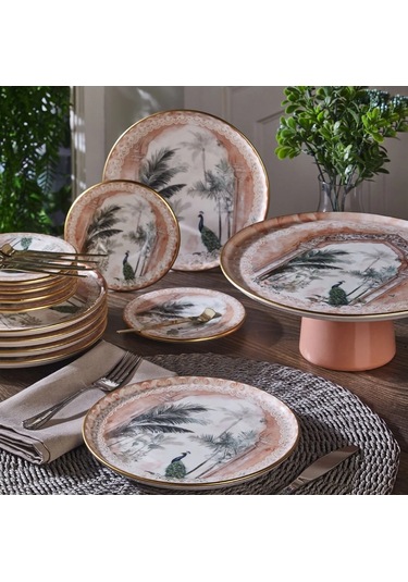 Fecra Peacock 19 Parça Sunum Ve Servis Seti