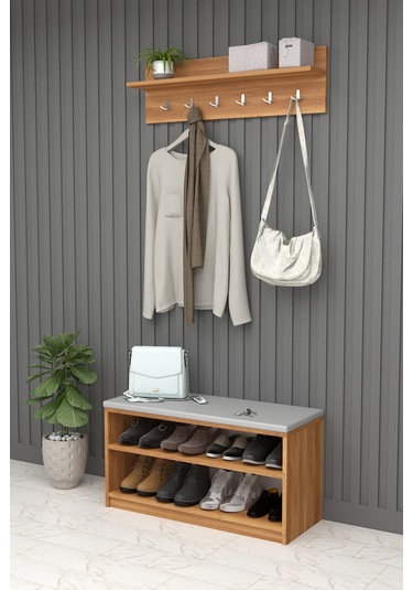 Asra Trend Puflu Ayakkabılık Ve Askılık A-34 Petra Petra