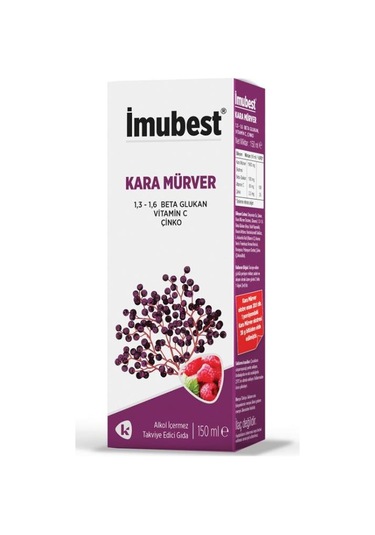 Imubest Kara Mürver Şurup 150 Ml