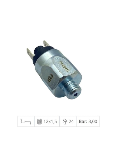 Kapı-fren Müşürü M12 X 1.5 3 Bar