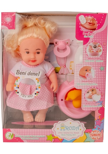 Roza Altını Islatan Set 23 Cm