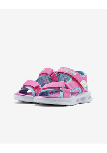 Skechers Sola Glow Sandal Büyük Kız Çocuk Pembe Işıklı Sandalet 303024l Hpaq Pembe