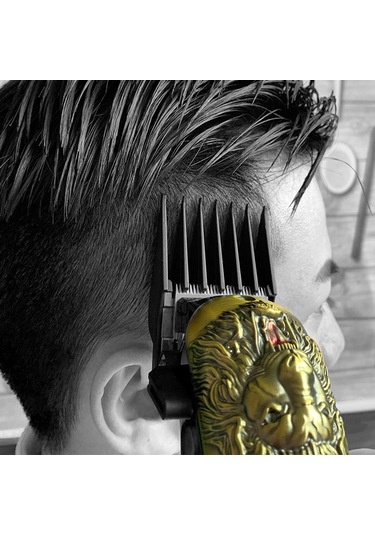 Tenfowee Wahl Uyumlu 10 Parça Saç Kesme Kılavuzu Seti - Çeşitli Boyutlarda Saç Şekillendirme Aracı, Saklama Kutusu Dahil