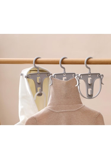 Suntek Balıkçı Açık Taşınabilir Asılı Çamaşır Damla Elbise Askısı Çok Renkli