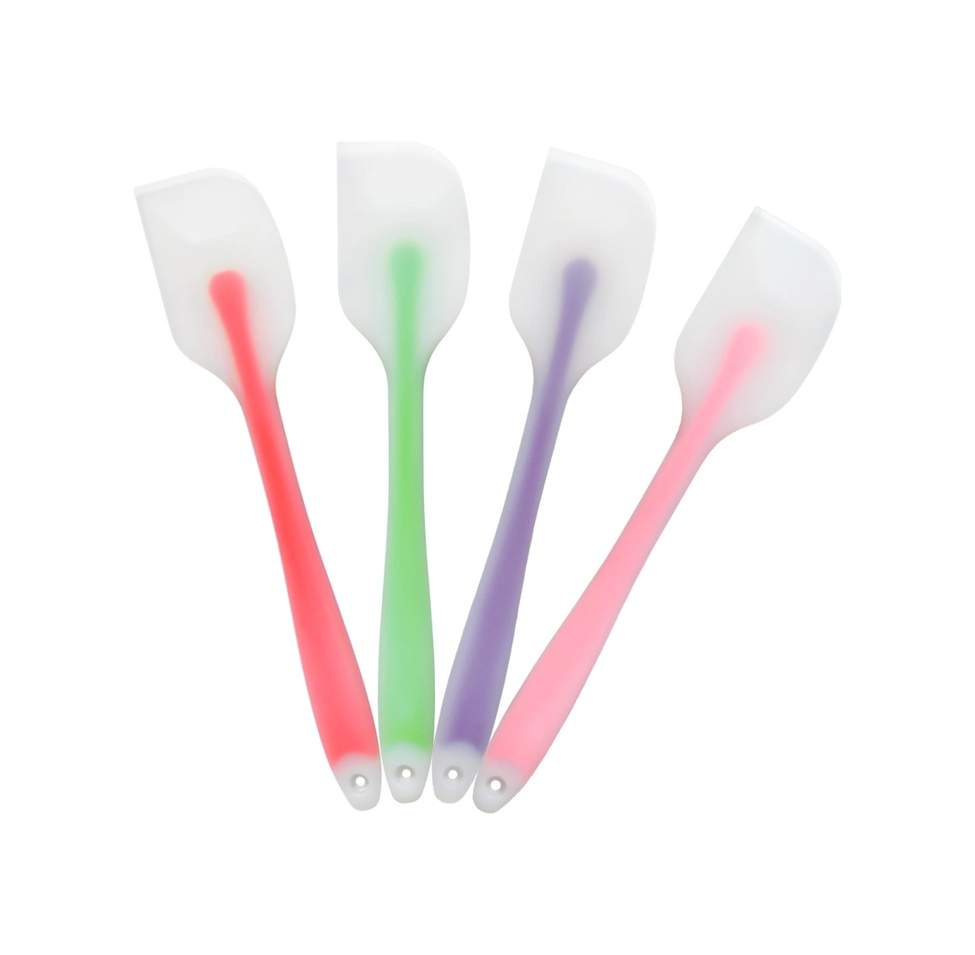 Kosona Pembe Tek Parça Silikon Kek Spatülü, Isı Dayanıklı, Tencereyi Kırmayan, Hamur Karıştırma Ve Pasta Süsleme İçin Pembe