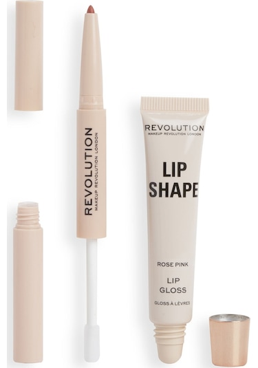 Revolution Lip Shape Dudak Kiti Rose Pink