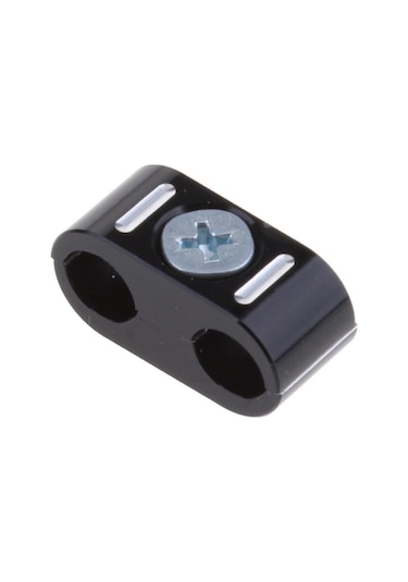 Suntek Çift Fren Gaz Kablosu Kelepçesi Tutucu Siyah