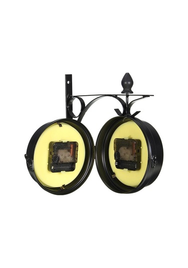 Maiyame Evinize Konfor Ve Stil Katın: Siyah Demirden Yapılmış Çift Taraflı Geri Stili Salıncak Saati, 24 8 21 Cm, Ev Dekorasyonu İçin Mükemmel Seçim Renkli