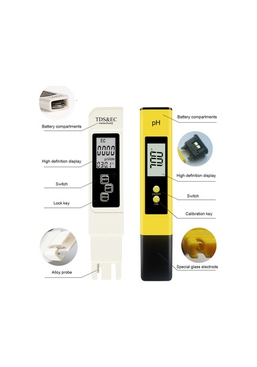 Reedark Taşınabilir Su Kalite Analizörü: Ph, Tds Ve Ec Ölçümü İçin Yüksek Hassasiyetli Test Kalemi