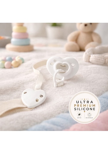 Tgm Baby Ultra Premium Silikon Kalpli Emzik Plus Beyaz - Krem