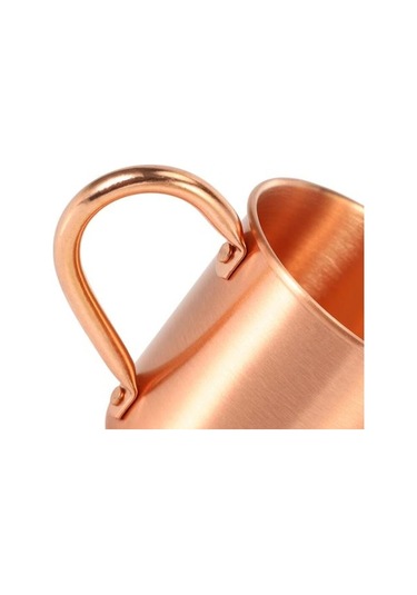 Saf Bakır Moskova Katı Kupa Katı Pürüzsüz Kokteyl İçin Astar Olmadan Kahve Bira Süt Su Bardağı Ev Bar Drinkware Serin Bira Steins Ahşap