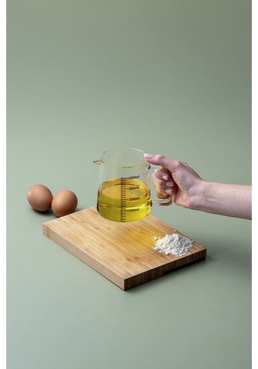 Emsan Lia Borosilikat Ölçü Kabı 400 Ml Şeffaf