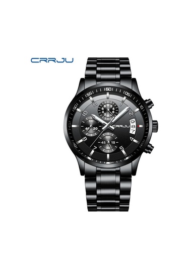 Crrju/kajun 2214 Yeni Erkek İş Saati Erkek Saati Altı Pimli Kronograf Çok İşlevli Paslanmaz Çelik Saat - Diğer