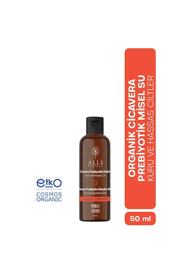 Alls Biocosmetics Organik Cicavera Prebiyotik Misel Su 50 Ml