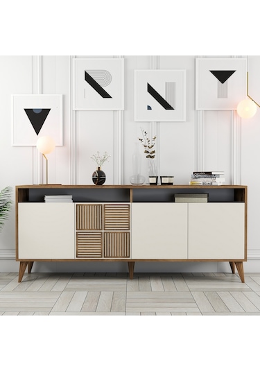 Variant Variant Milan Konsol - Ceviz / Krem