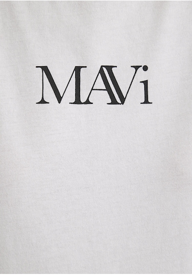 Mavi - Mavi Logo Baskılı Beyaz Tişört 1611594-620 Beyaz
