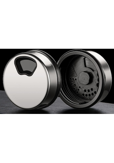 Jms Paslanmaz Çelik Kapaklı Cam Baharat Şişesi Ölçekli 200 ML Şeffaf