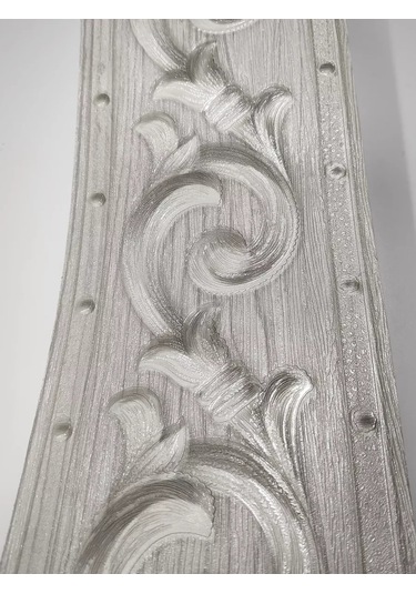 Domostroj Duvar Kağıdına Kendinden Yapışkanlı Dekoratif Bordür 176227623 Gri