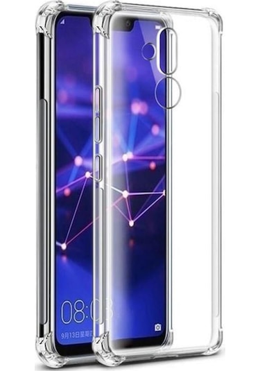 Huawei Mate 20 Lite Shockproof Ultra Koruyucu Seffaf Sert Silikon 455935780