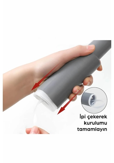 Isı Yalıtımlı Tutacak Tencere Tava Tutacağı Sapı Kolay Kurulum - 1 Adet Gri