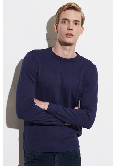 Wrangler Erkek Kazak W8A02P114 410 Lacivert