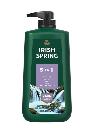 Irish Spring 5in1 Şampuan + Tüm Vücut Yıkama 887ml