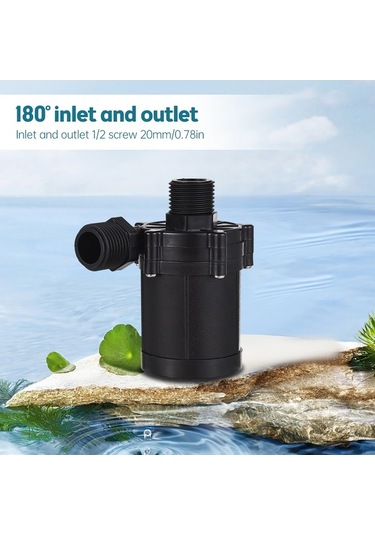 Pazly Sessiz 24v Dc Dalgıç Pompa - 700l/h Akış, 12m Yükseklik, Akvaryum Ve Çeşmeler İçin Optimum Performans