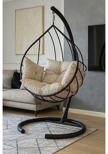 Damla Salıncak - Armut Salıncak Siyah