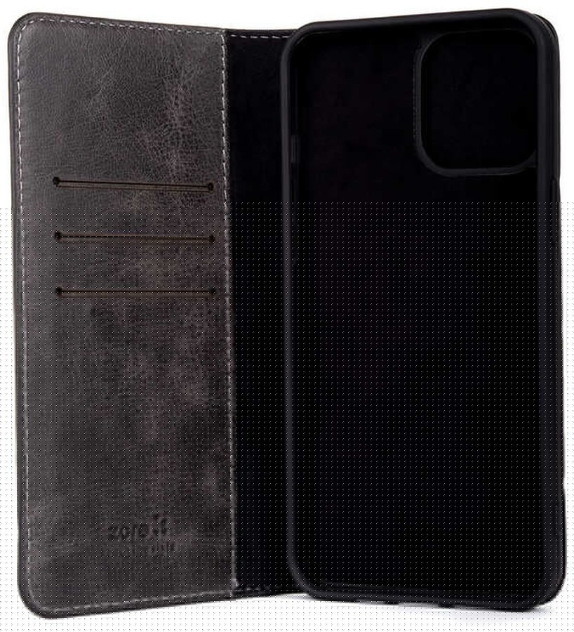 Zeyline iPhone 13 Uyumlu Zore Hakiki Deri Multi Cüzdan Kılıf-taba