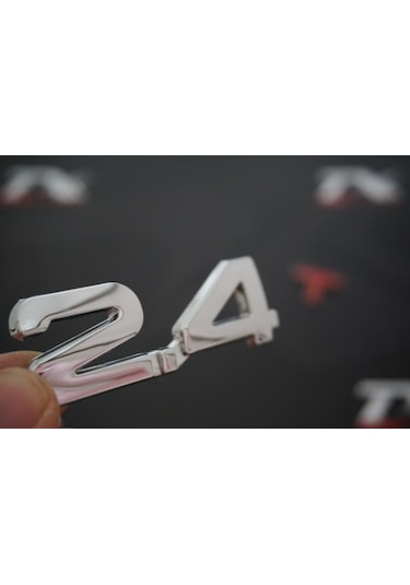 Audi 2.4 T Bagaj Krom Metal 3M 3D Yazı Logo
