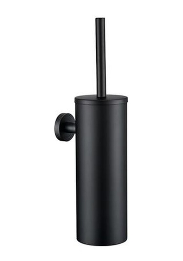 Siyah Paslanmaz Çelik Duvara Monte Banyo Aksesuarları Tuvalet Fırçası Tuvalet Fırçası Tutucular Altın - Krom