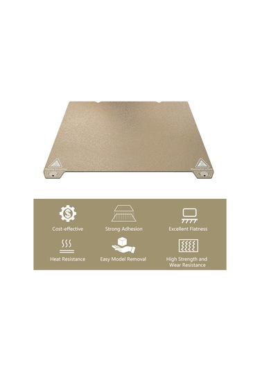 Folinda Ender-3 S1/s1 Pro/5 S1/k1 Uyumlu 235x235mm Peı Manyetik Çelik Levha - Çift Taraflı Peı Kaplama Yumuşak Manyetik Olmadan Diğer